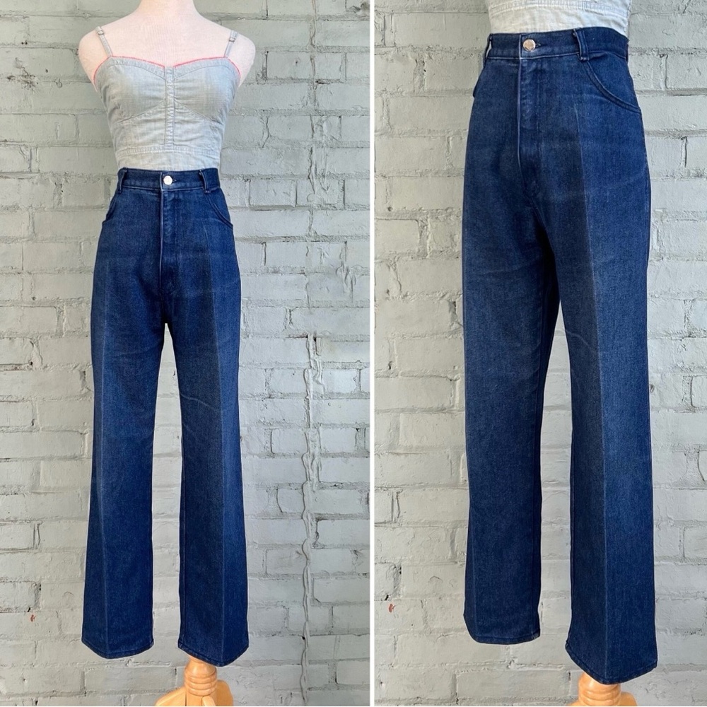 Vintage 90s High-Waisted Dark Wash Jeans